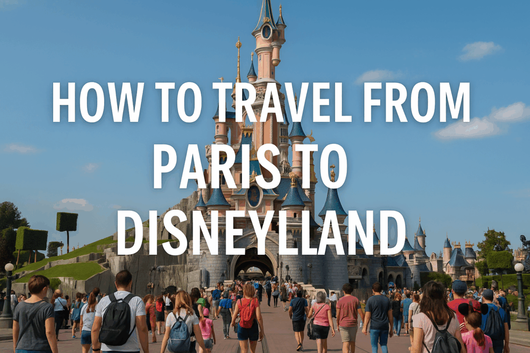 How to travel from paris to disneyland