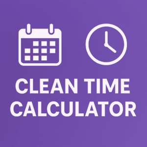 Free Clean Time Calculator � Track Sobriety Days
