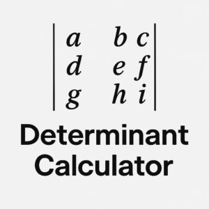 Free Determinant Calculator � det(A) for 2�2 to 8�8