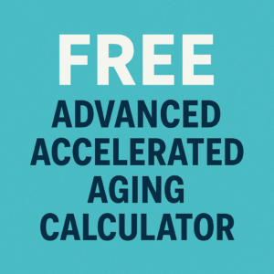 Free Advanced Accelerated Aging Calculator